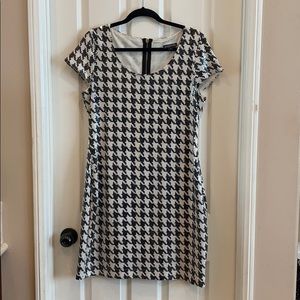 Super fun Black and White sequined dress